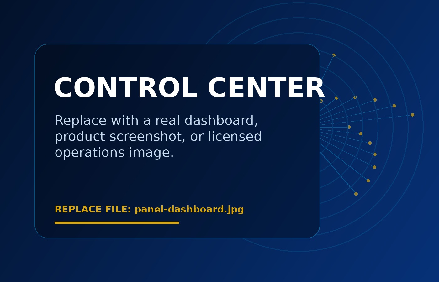 WorldUNLTD control center placeholder